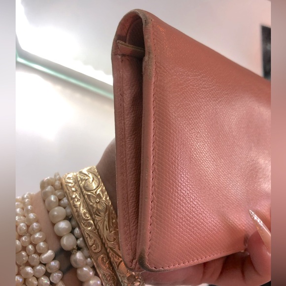 🩷 Chanel CoCo Button Pink Caviar Leather Flap Wallet Long Clutch FULL INCLUSION - Picture 13 of 14